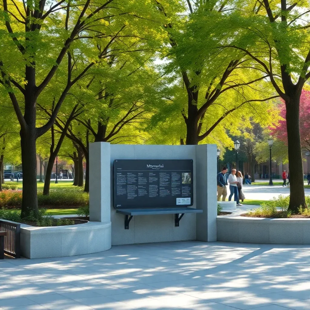 Conceptual design for the Beverly Hills memorial honoring Oct. 7 victims