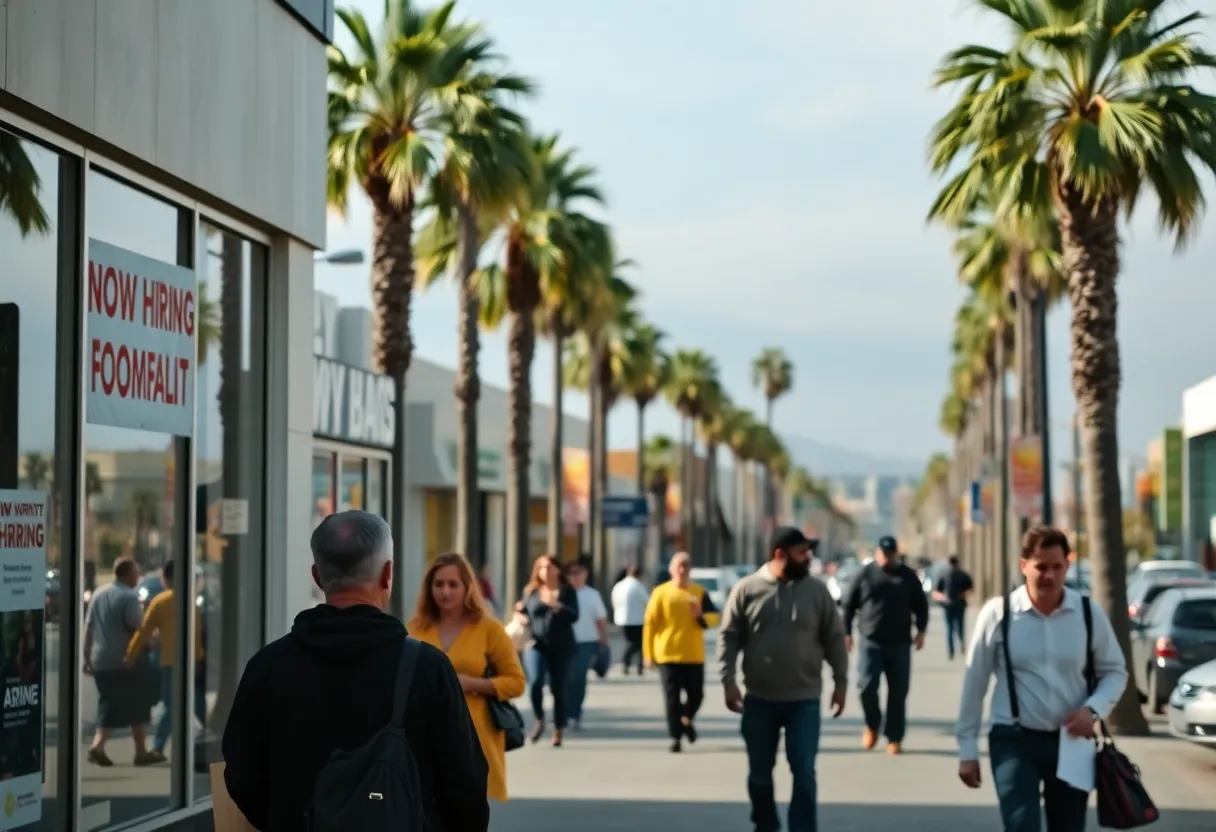 Image depicting job growth challenges in California