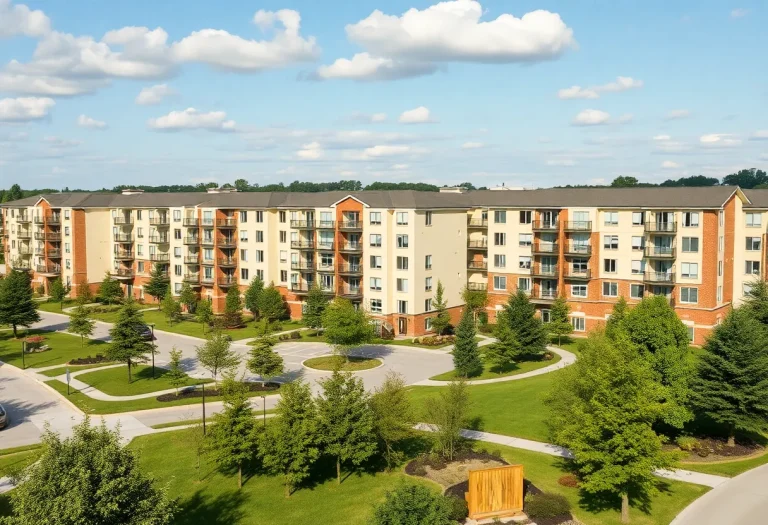 Exterior view of Chaparral Apartments in Palmdale, California