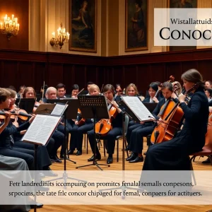 LACO celebrating women composers during a concert performance