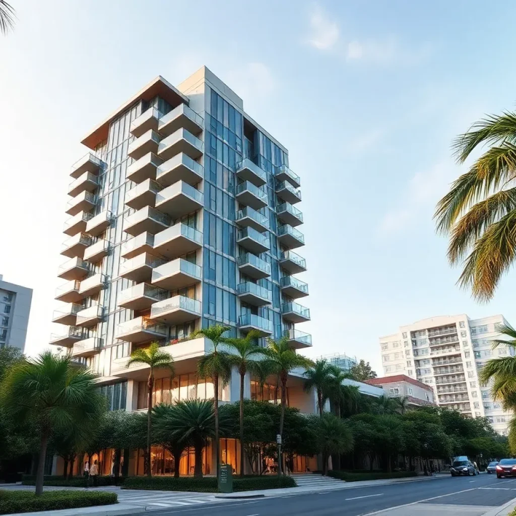 Architectural rendering of The Eastern residential tower