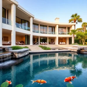 Exterior view of Villa Andalusia luxurious mansion