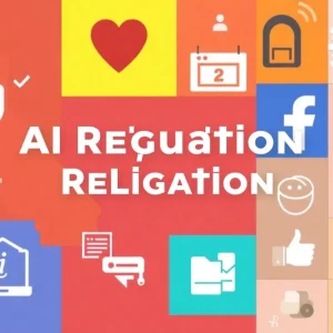 Visual representation of AI regulation themes in California.