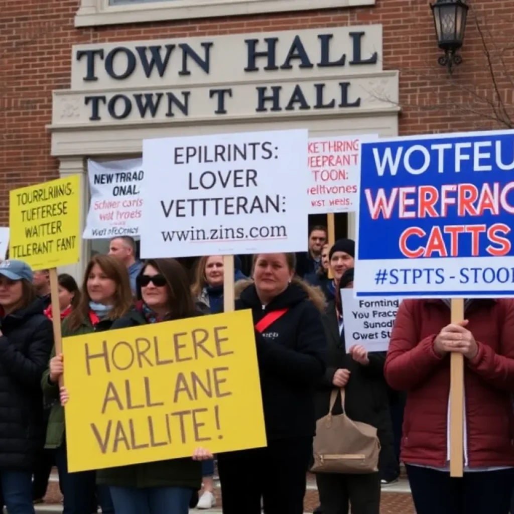 Community members rally against VA workforce cuts in Del Mar