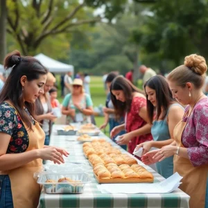 Community members celebrating Jewish American Heritage Month in Beverly Hills.