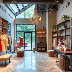 Interior view of Sita 1910 showcasing curated fashion items