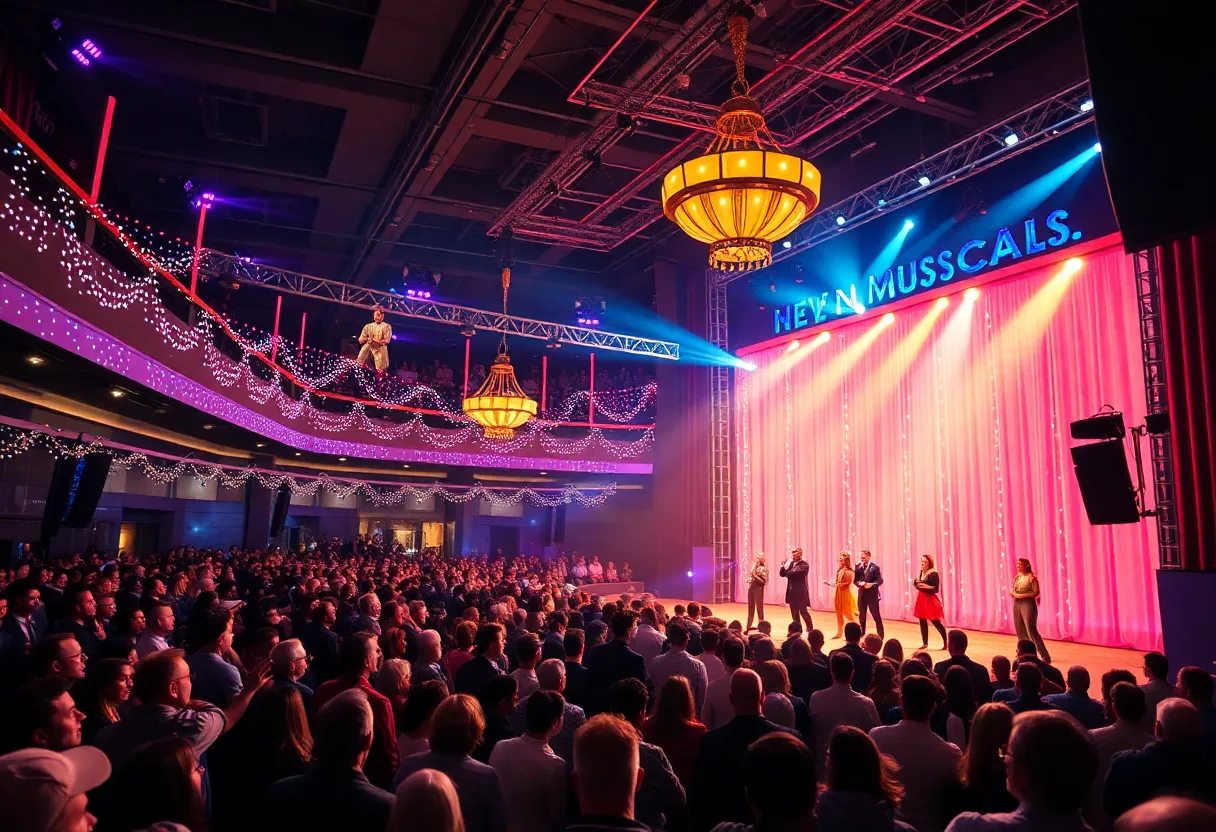 Crowd enjoying performances at the ASCAP Foundation Musical Theatre Fest in Los Angeles