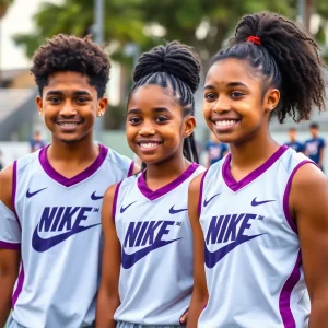 Beverly Hills student athletes wearing Nike uniforms during a game.