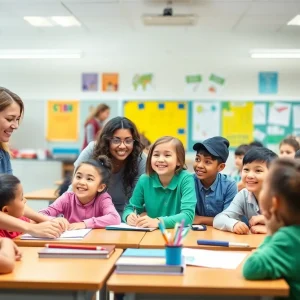 A classroom setting with engaged educators and students in Beverly Hills