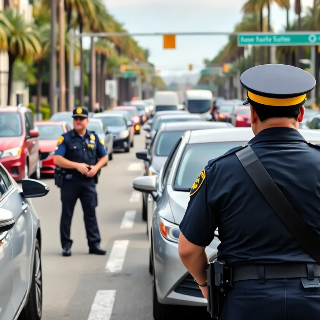 Beverly Hills Police engaging in road safety patrols