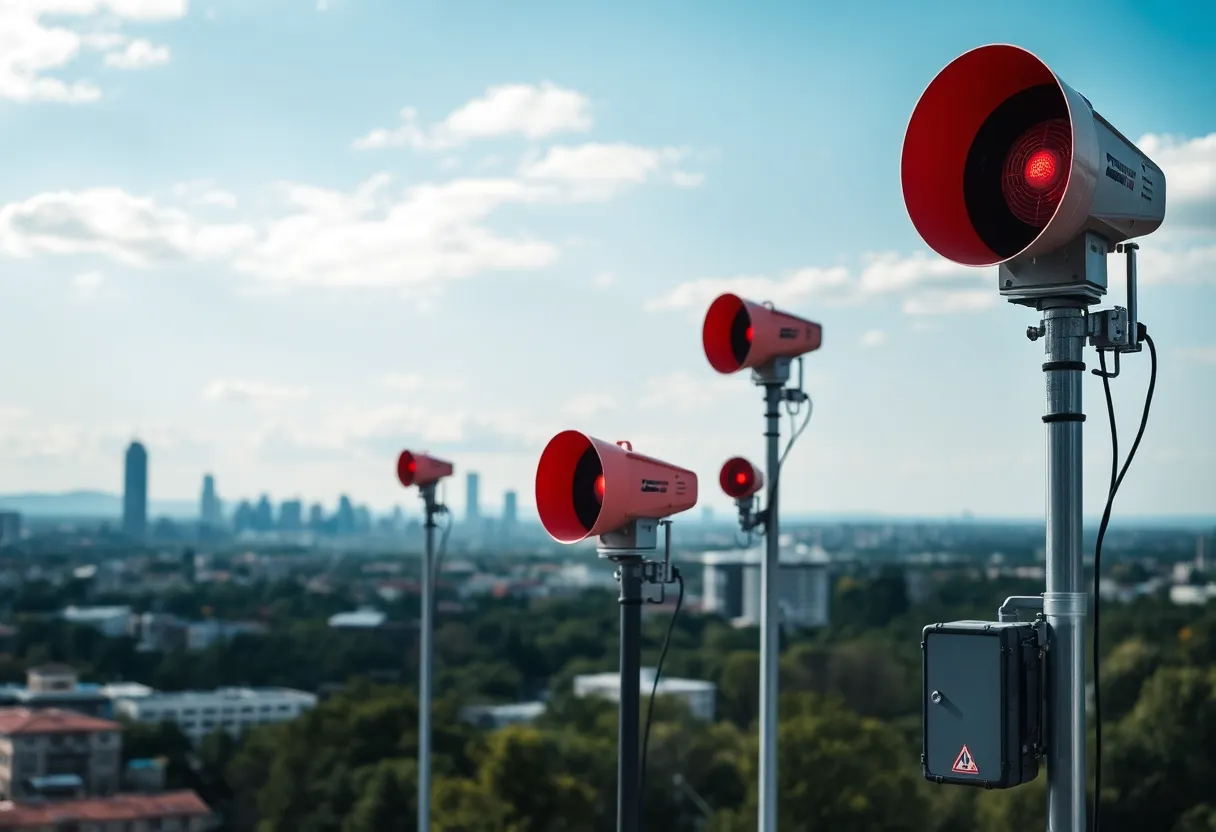Beverly Hills warning sirens for emergency alert system