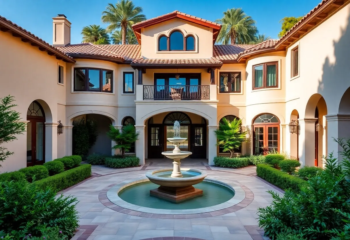 Historic Mediterranean-style estate in Brentwood Los Angeles