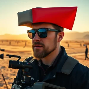 Visual depiction of challenges in the California film industry