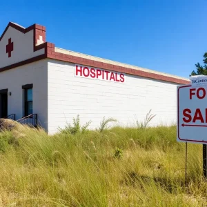A rural hospital in California at risk of closure due to Medicaid cuts.
