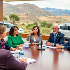 Legislators discussing California vehicle regulation policy