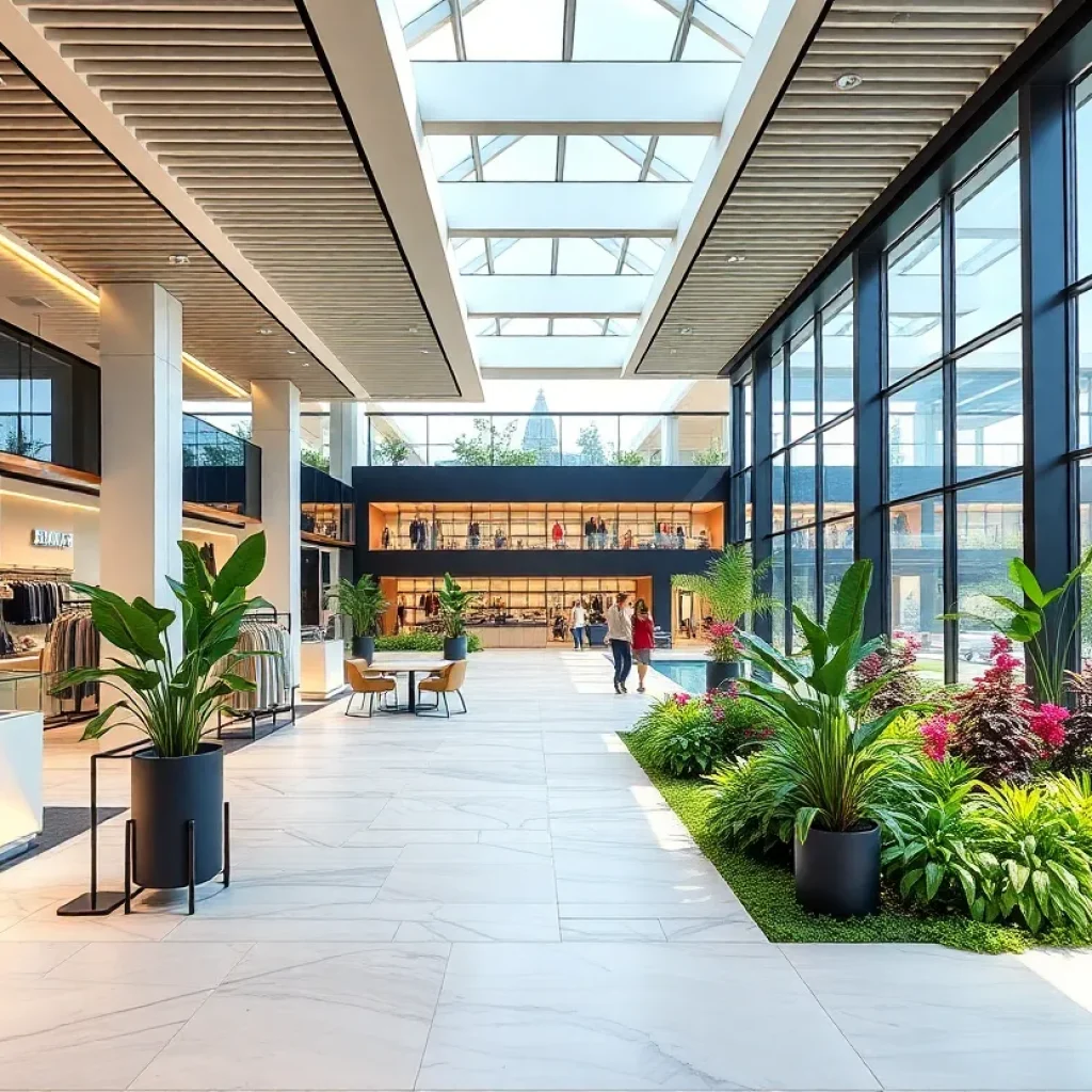 Architectural concept design of the new Louis Vuitton store in Beverly Hills
