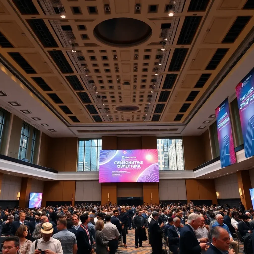 Attendees at the Milken Institute Global Conference in Beverly Hills