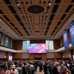 Attendees at the Milken Institute Global Conference in Beverly Hills