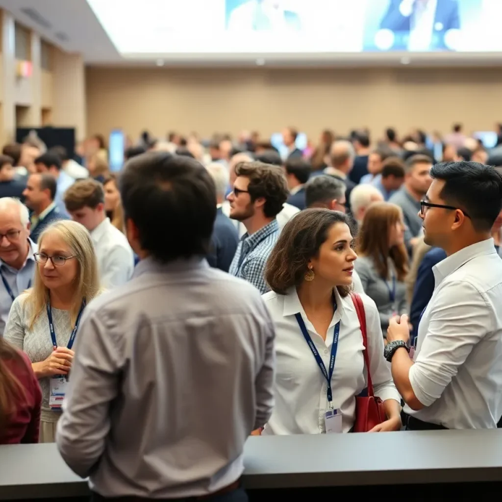 Attendees participating in the Milken Institute Global Conference 2023