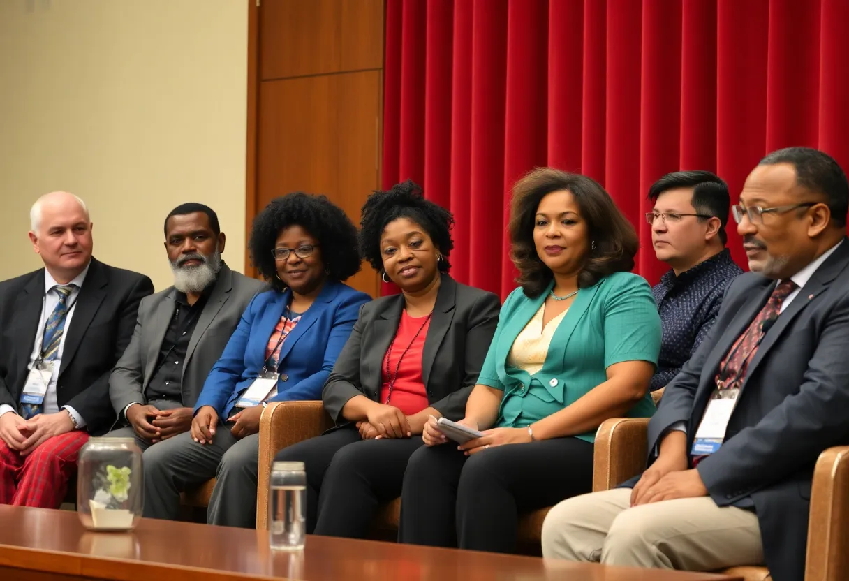 Diverse panel discussion addressing antisemitism