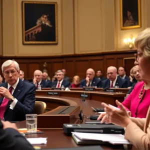 Senate floor discussing vehicle emissions waivers