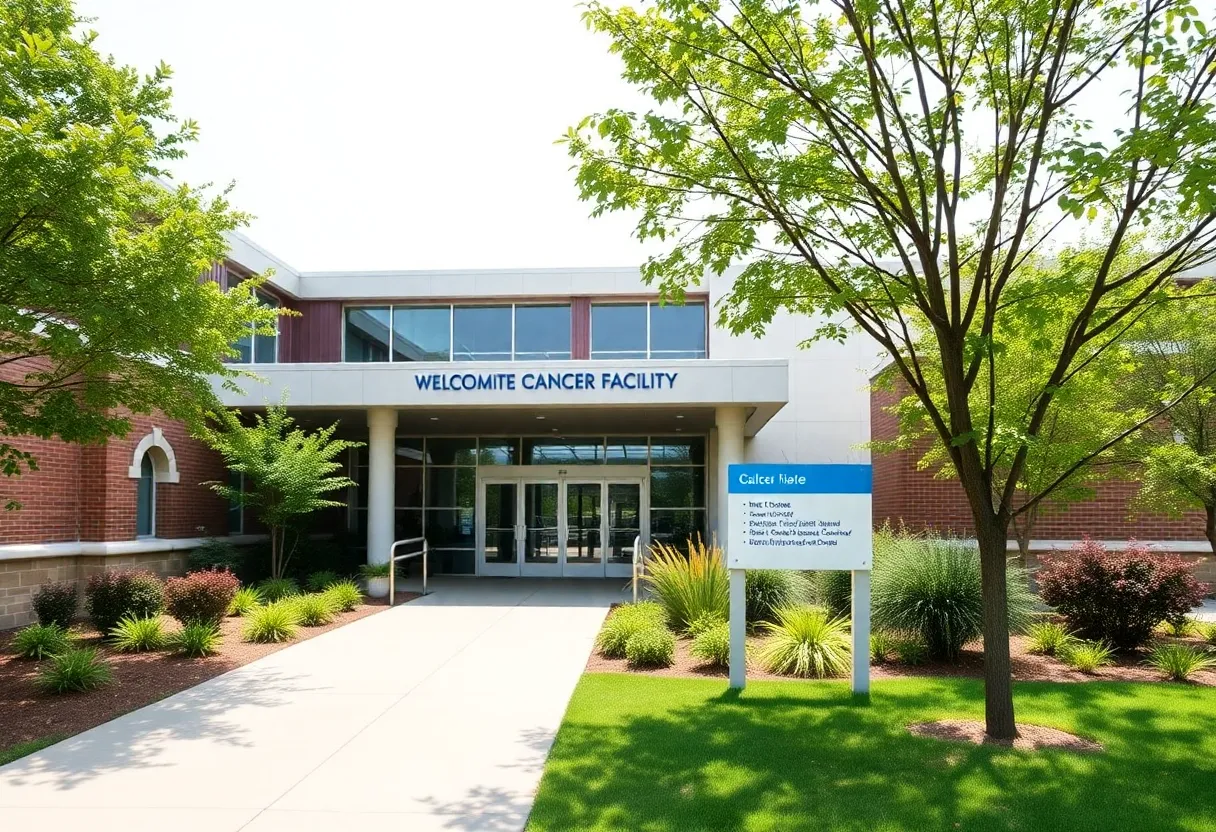 Exterior view of the new cancer care facility in Atascadero