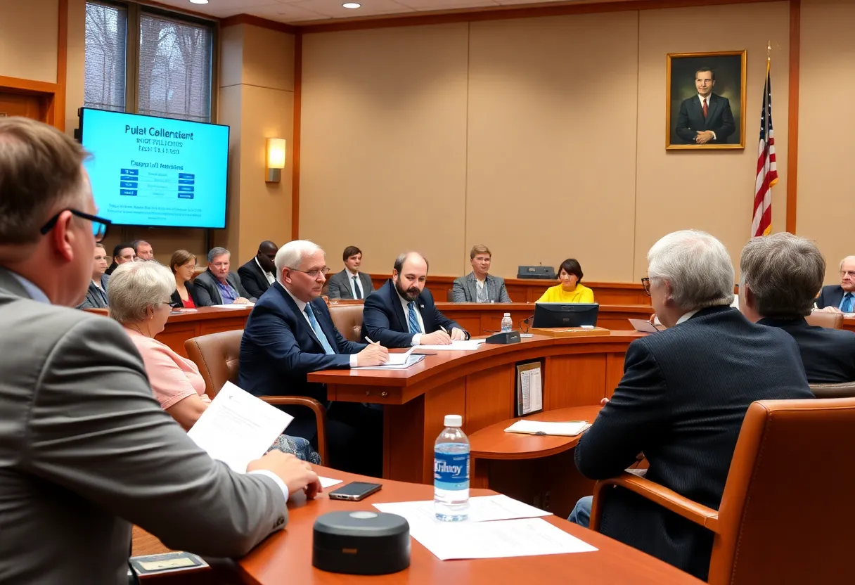 City council members discussing budget in Beverly Hills