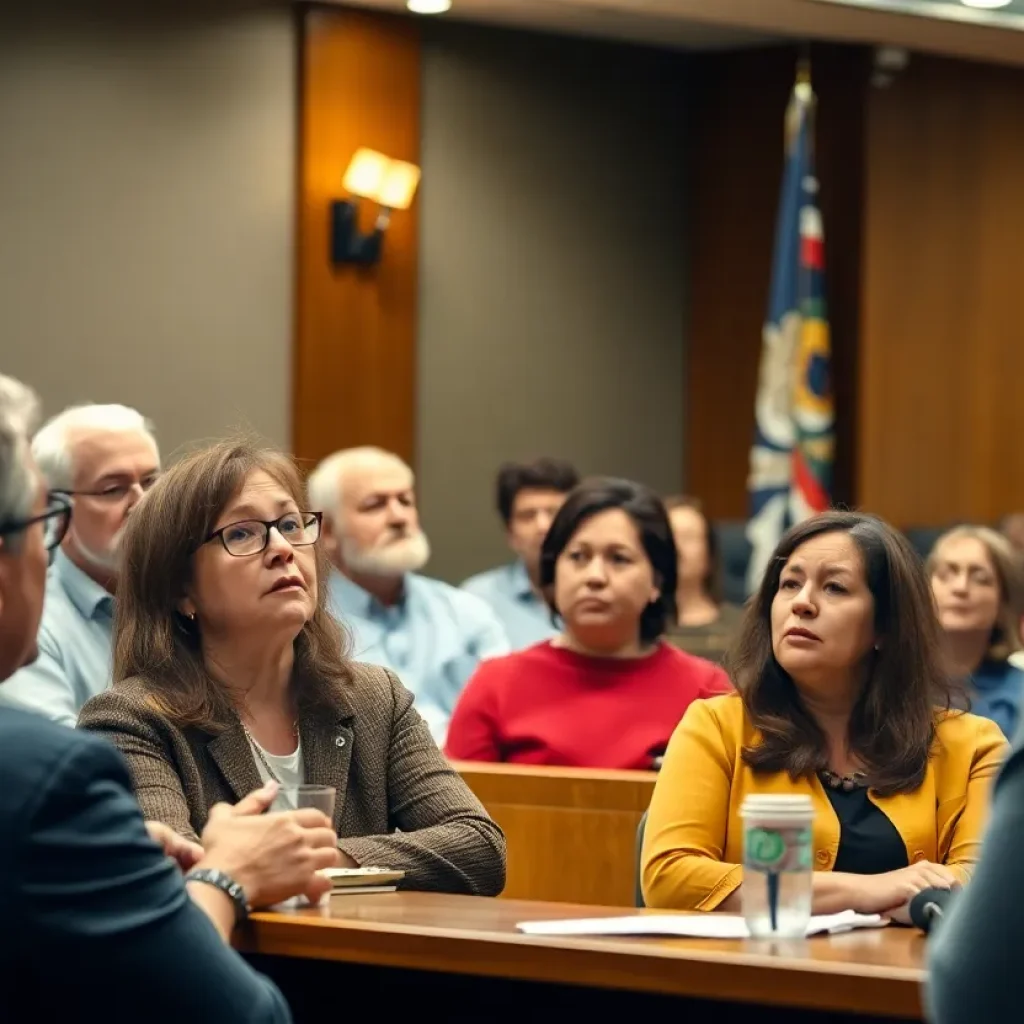 Residents discussing concerns at Beverly Hills City Council meeting