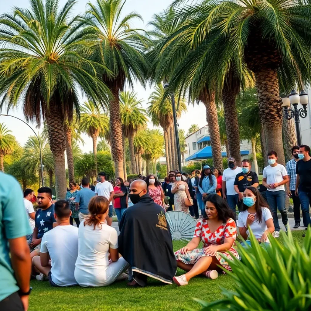 A serene view of Beverly Hills showcasing its diverse community