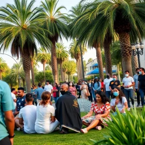 A serene view of Beverly Hills showcasing its diverse community