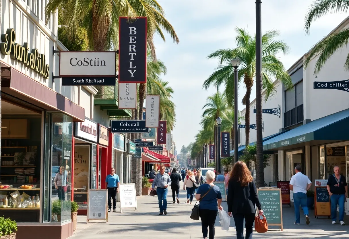 Local small business showcase event in Beverly Hills