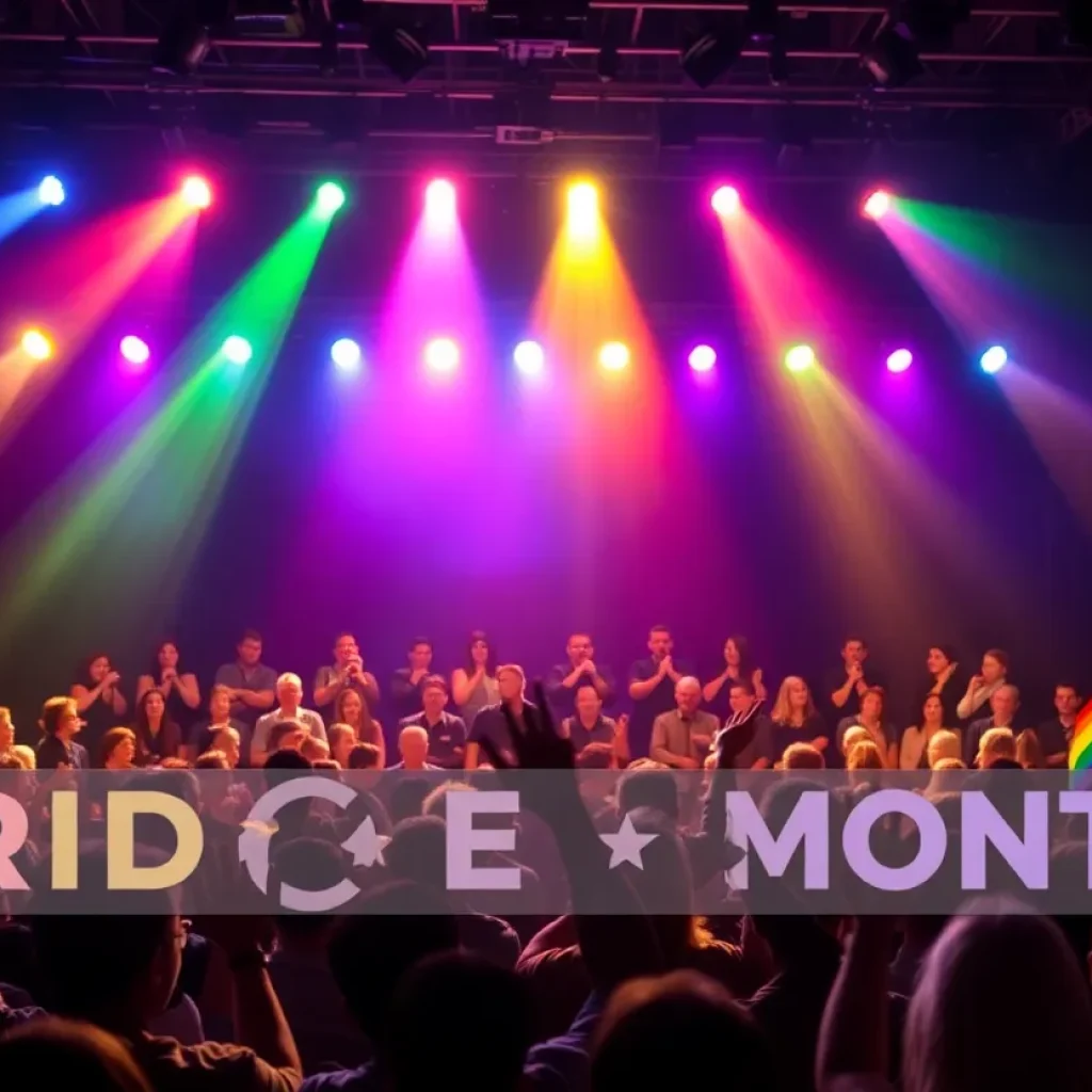Performance by the Gay Men's Chorus of Los Angeles during the Dancing Queens concert