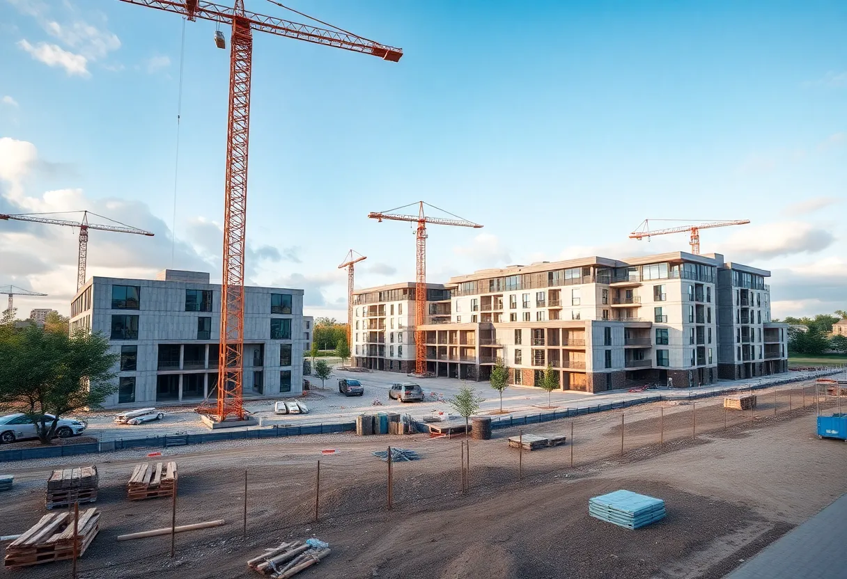 Construction site of One Beverly Hills with educational opportunities in view