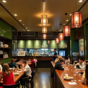 Sogo Roll Bar restaurant interior with sushi offerings