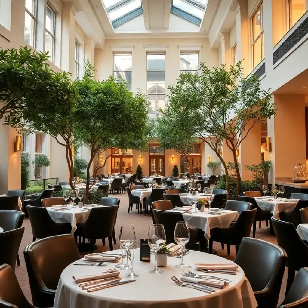Interior of Somni, the first three-Michelin-star restaurant in Los Angeles