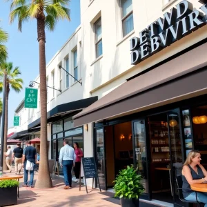 Vibrant business community in Beverly Hills with local shops and events