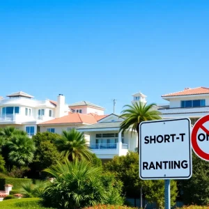 No Short-Term Rentals sign in Beverly Hills
