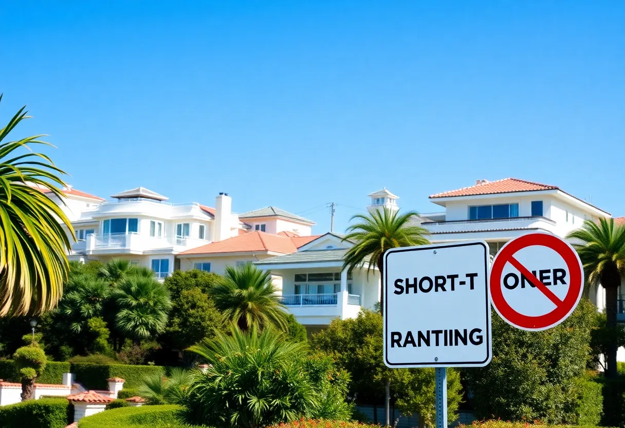 No Short-Term Rentals sign in Beverly Hills