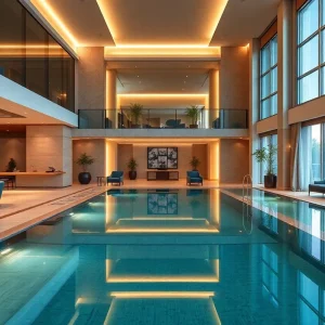Concept design of the modernized Beverly Hilton Hotel