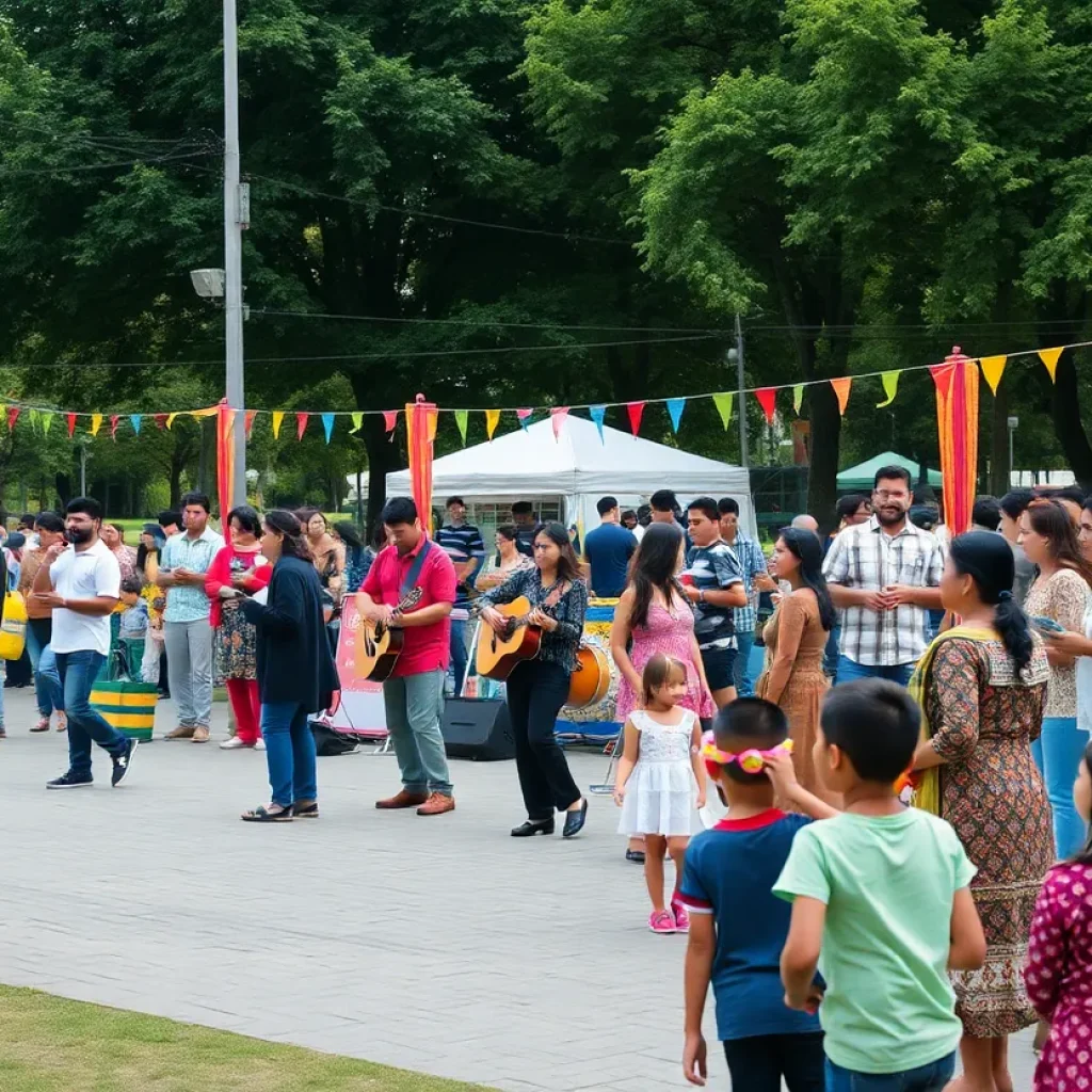 Vibrant Cultural Festival at Beverly Hills with diverse performances and community activities