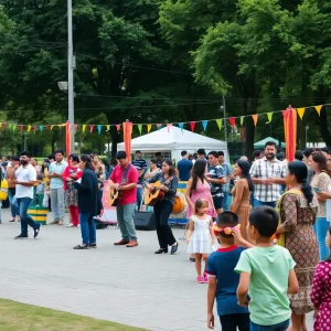 Vibrant Cultural Festival at Beverly Hills with diverse performances and community activities