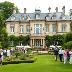 Greystone Mansion in Beverly Hills, hosting cultural events.