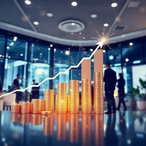 Visual representation of wealth management expansion