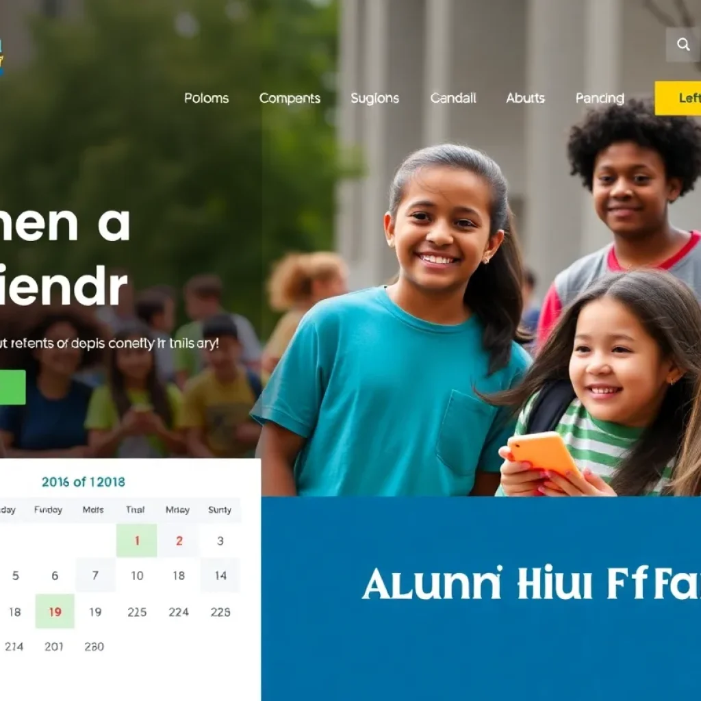 Screenshot of the redesigned website for Beverly Hills Unified School District