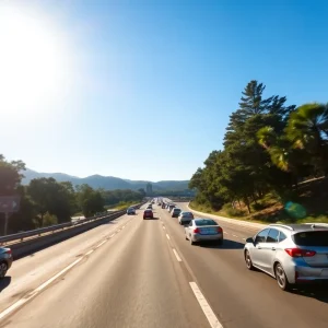 Scenic California highway representing auto insurance options.