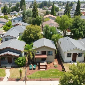 Suburban neighborhood in California featuring Accessory Dwelling Units