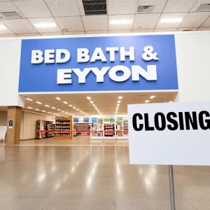 Closed Bed Bath & Beyond retail store in California