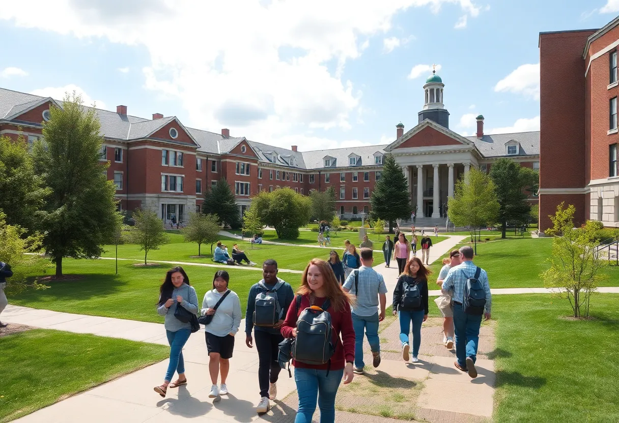 University campus representing academic scrutiny