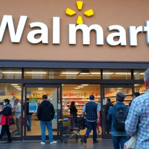 Walmart Storefront with Clear Pricing Labels