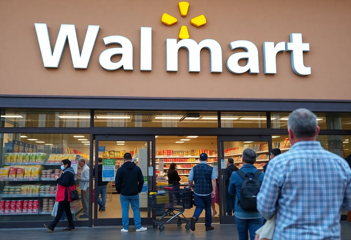 Walmart Storefront with Clear Pricing Labels